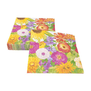 Caspari Midsummer Blooms Luncheon Napkins - 20 Per Package 18380L