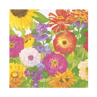 Caspari Midsummer Blooms Napkin Luncheon 18380L