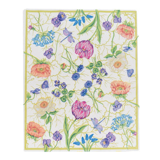 Caspari Floral Majolica Guest Towel 18410G