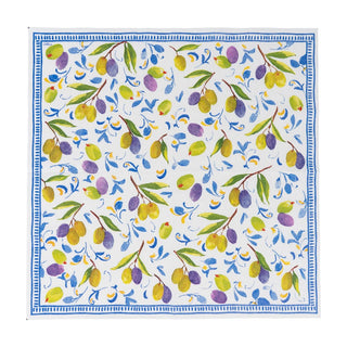 Caspari Mediterranean Blue Luncheon Napkins - 20 Per Package 18430L