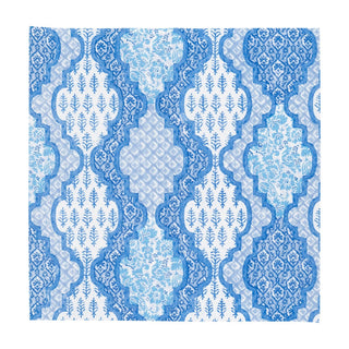 Caspari Provencale Cotton Blue Napkin Cocktail 18441C