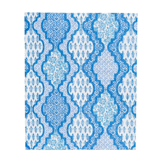 Caspari Provencale Cotton Blue Guest Towel 18441G