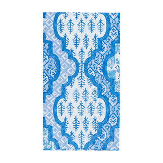 Caspari Provencale Cotton Blue Guest Towel 18441G