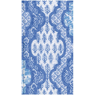 Caspari Provencale Cotton Blue Guest Towel 18441G