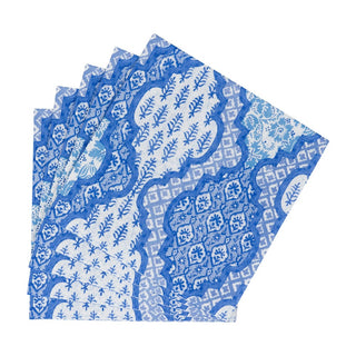 Caspari Provencale Cotton Blue Napkin Luncheon 18441L