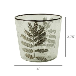 HomArt Enameled Leaf Hurricane - Small 18445