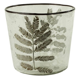 HomArt Enameled Leaf Hurricane - Small 18445
