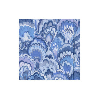 Caspari Marbled Ceramica Indigo Napkin Cocktail 18451C