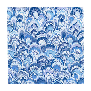 Caspari Marbled Ceramica Indigo Napkin Cocktail 18451C