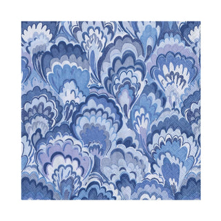 Caspari Marbled Ceramica Indigo Napkin Luncheon 18451L