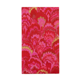 Marbled Ceramica Red & Fuchsia Guest Towels - includes 15 Guest Towels
