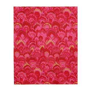 Caspari Marbled Ceramica Red & Fuchsia Guest Towels - includes 15 Guest Towels 18452G
