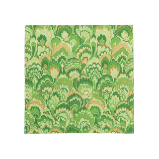 Caspari Marbled Ceramica Green Cocktail Napkins - includes 12 Cocktail Napkins 18453C