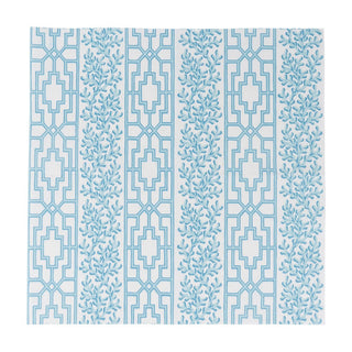 Caspari Coral And Trellis Robin's Egg Luncheon Napkins - 20 Per Package 18471L