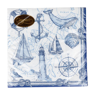 Caspari To The Lighthouse Luncheon Napkins - 20 Per Package 18480L