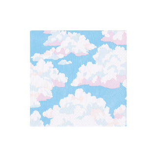 Caspari Blue Skies Napkin Cocktail 18490C