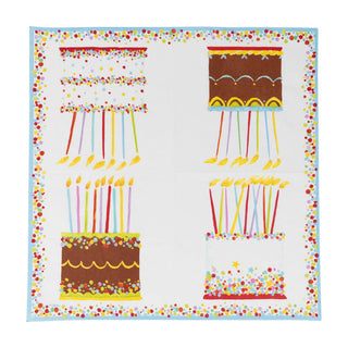 Caspari Birthday Cake Luncheon Napkins - 20 Per Package 18500L