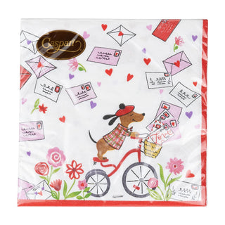Caspari Love Notes Napkin Luncheon 18520L