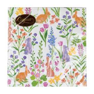 Caspari Bunny Field Napkin Luncheon 18530L