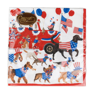 Caspari Join The Parade Luncheon Napkins - 20 Per Package 18540L