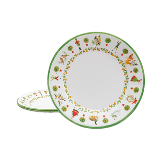 Caspari On The Twelfth Day Paper Dinner Plates - includes 8 Paper Dinner Plates 18600DP