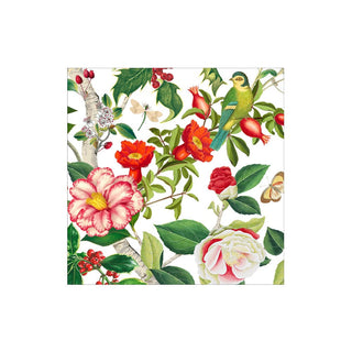 Caspari Christmas Chinoiserie White Boxed Cocktail Napkins - includes 12 Boxed Cocktail Napkins 18680B