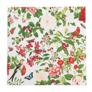 Caspari Christmas Chinoiserie White Luncheon Napkins - includes 20 Luncheon Napkins 18680L