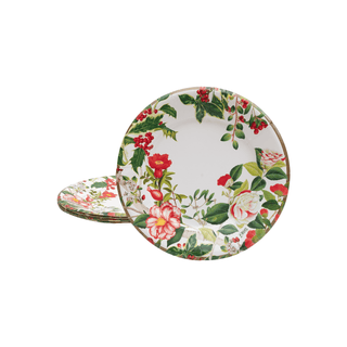 Caspari Christmas Chinoiserie Paper Salad & Dessert Plates - includes 8 Paper Salad & Dessert Plates 18680SP