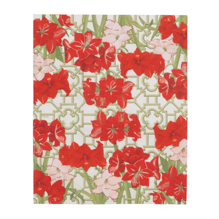 Caspari Amaryllis Conservatory Guest Towels - includes 15 Guest Towels 18690G