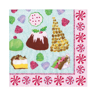 Caspari Sweets Luncheon Napkins - includes 20 Luncheon Napkins 18700L