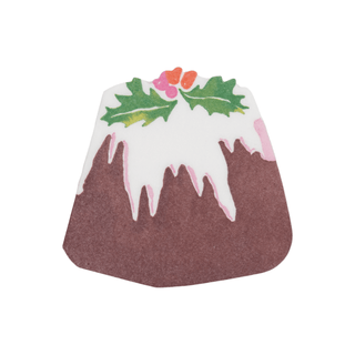 Caspari Plum Pudding--Die-Cut Die-Cut Napkins - includes 15 Die-Cut Napkins 18710LGDC
