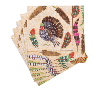 Plumage Luncheon Napkins - includes 20 Luncheon Napkins