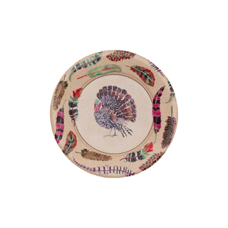 Plumage Paper Salad & Dessert Plates - includes 8 Paper Salad & Dessert Plates