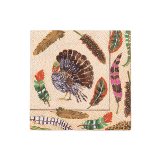 Caspari Plumage Cocktail Napkins - includes 20 Cocktail Napkins 18720C