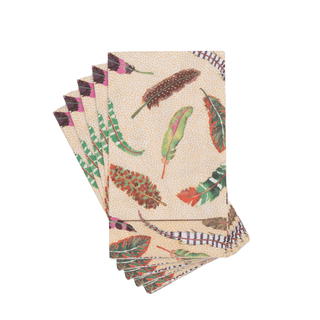 Caspari Plumage Guest Towels - includes 15 Guest Towels 18720G
