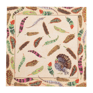 Caspari Plumage Luncheon Napkins - includes 20 Luncheon Napkins 18720L