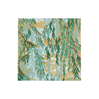 Caspari Willows Green Cocktail Napkins - includes 20 Cocktail Napkins 18730C