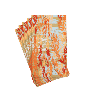 Willows Coral Guest Towels - includes 15 Guest Towels