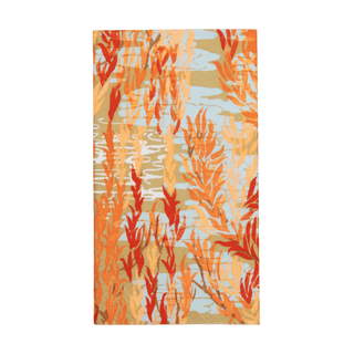 Caspari Willows Coral Guest Towels - includes 15 Guest Towels 18732G