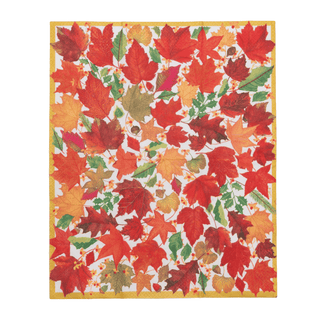 Caspari Swirling Leaves White Guest Towels - includes 15 Guest Towels 18740G