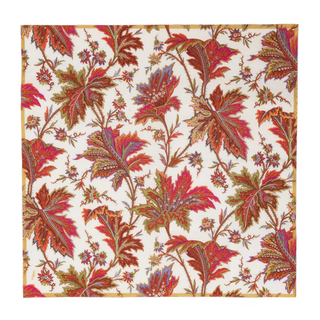 Paisley Leaves Ivory Luncheon Napkins - includes 20 Luncheon Napkins