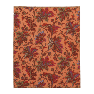 Caspari Paisley Leaves Coral Guest Towels - includes 15 Guest Towels 18761G