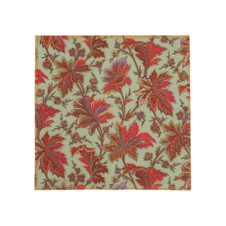 Caspari Paisley Leaves Sage Green Cocktail Napkins - includes 20 Cocktail Napkins 18762C