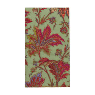 Caspari Paisley Leaves Sage Green Guest Towels - includes 15 Guest Towels 18762G