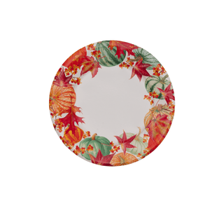 Caspari Gourds And Leaves Paper Salad & Dessert Plates - includes 8 Paper Salad & Dessert Plates 18790SP