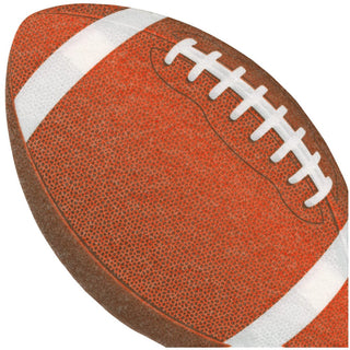 Caspari Football--Die-Cut Die-Cut Napkins - includes 15 Die-Cut Napkins 18810LGDC