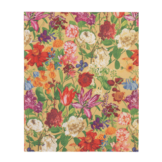 Caspari Dutch Floral Gold Guest Towels - includes 15 Guest Towels 18851G
