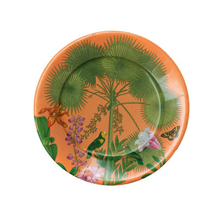 Caspari Paradise Garden Melon Salad/Dessert Plates - package of 8 18951SP