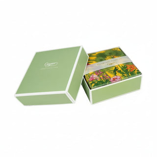 Caspari Paradise Garden Canary Boxed Cocktail Napkins - 40 per box 18952B