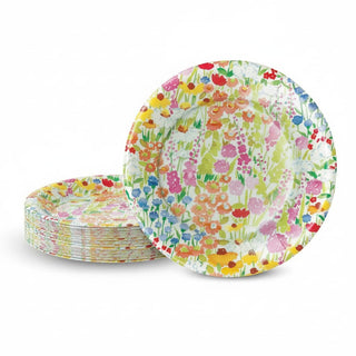 Caspari Primavera Salad/Dessert Plates - package of 8 18970SP